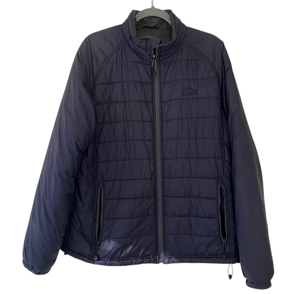 L.L Bean Navy Blue lightweight puffy jacket